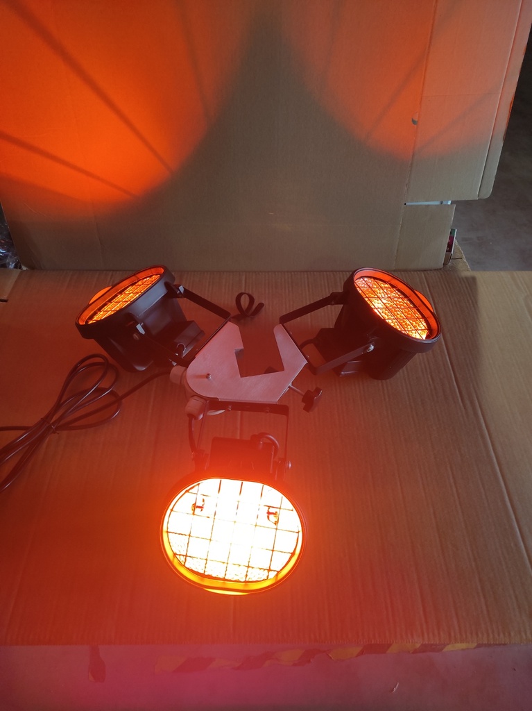 Chauffages 3x 500W 