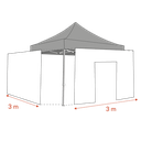 Pack Murs Tente Pliante PVC Blanc Express
