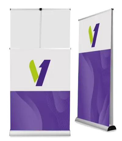 Roll-Up twin + Visuel PVC 450gr 