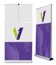 Roll-Up twin + Visuel PVC 450gr 