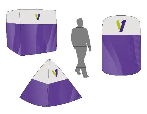Visuel amovible Bouée Gonflable PVC
