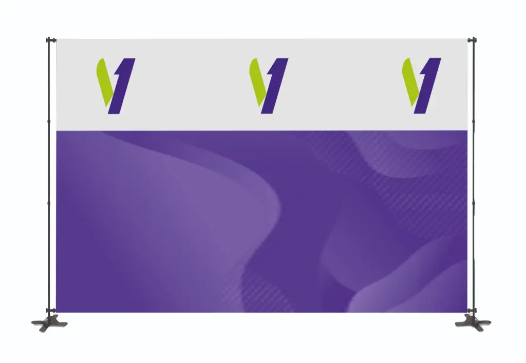 Photocall télescopique Imprimé