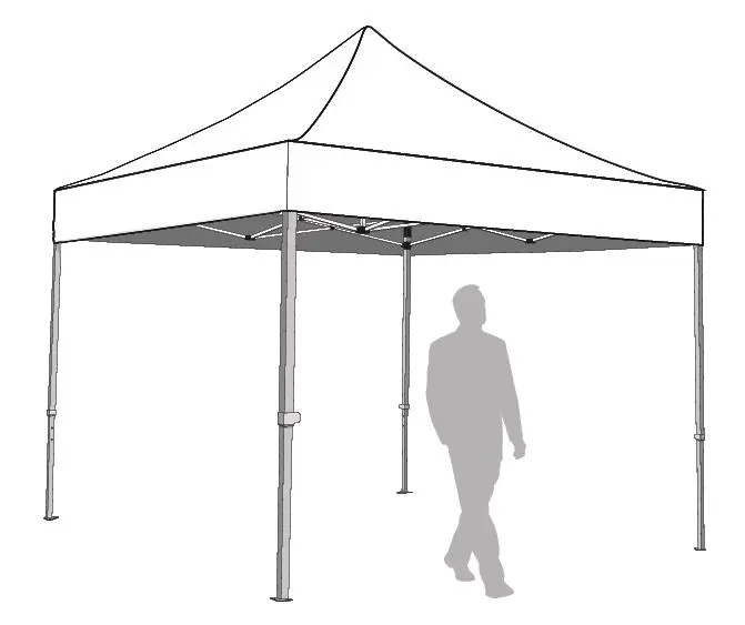 Pack Tente Pliante Nomad'O polyester couleur