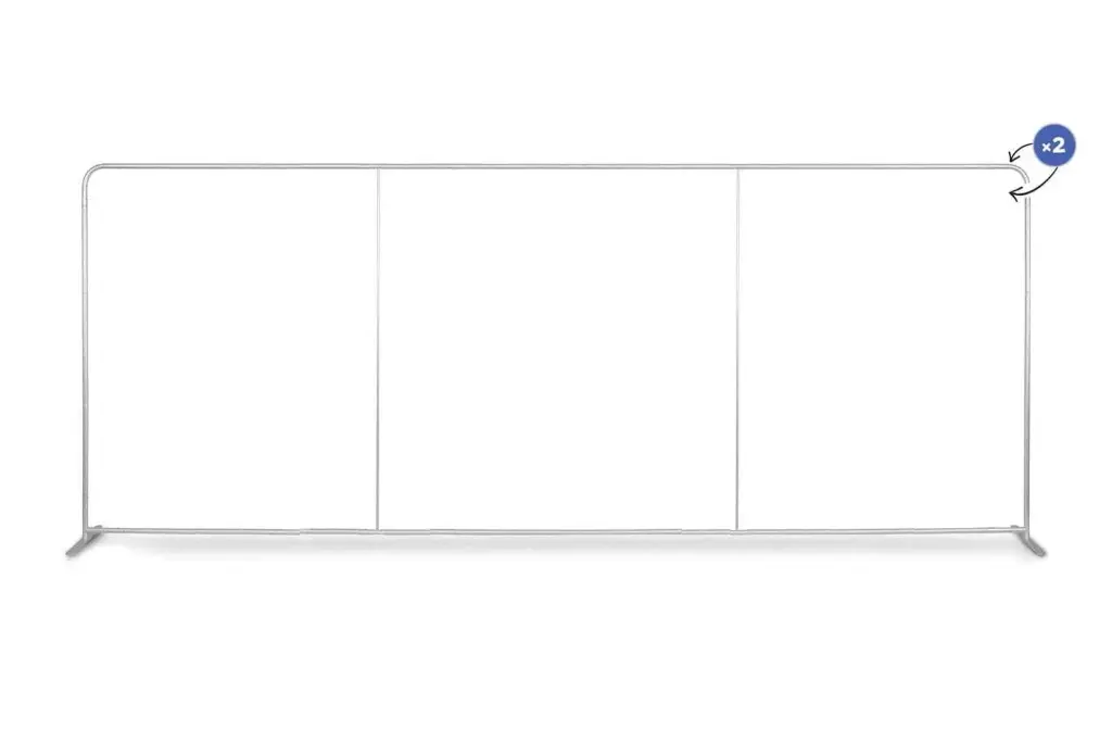 Structure de Mur Tubulaire Droit