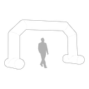 Arche Gonflable PVC couleur