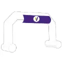 Bandeau Horizontal Imprimé Arche Gonflable