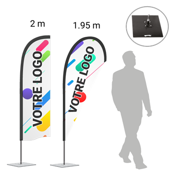 [SDIND2] Mât Drapeau Indoor (150cm)