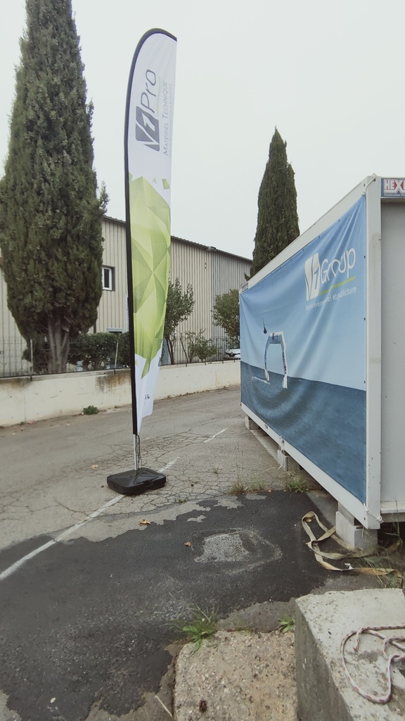 Mât Beachflag Giant 5 à 7M