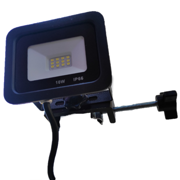 Lampe Led 10W - 230V Avec Fixation Tente Pliable