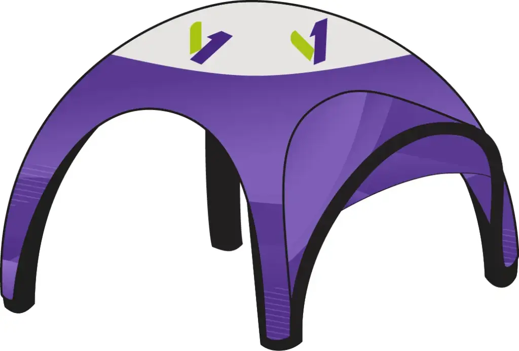 Pack Tente Gonflable X ROOF 2 Imprimée