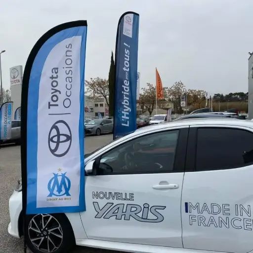 VISUEL drapeaux Imprimée