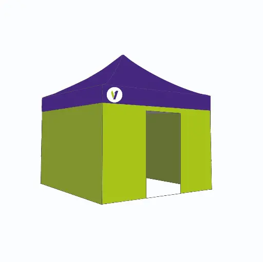 Pack Murs Tente Pliante Indust'O PVC Couleurs