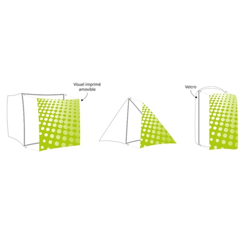 Visuel amovible Bouée PVC