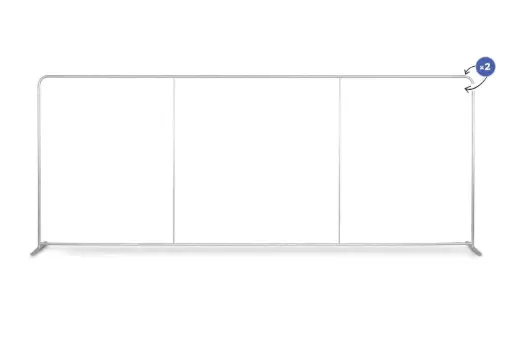 Structure de Mur Tubulaire Droit