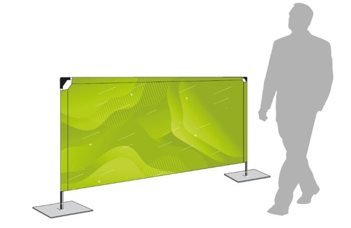 Visuel Barrière Sur Cadre