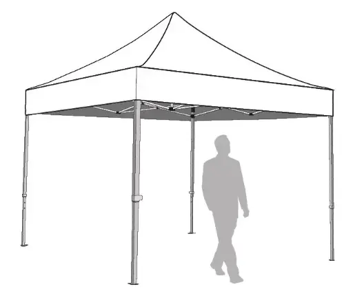 Pack Tente Pliante Nomad'O polyester couleur