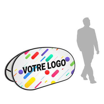 Barrière Pop-Up Ovale
