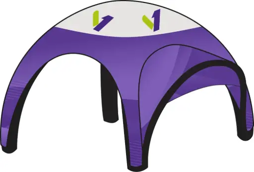 Pack Tente Gonflable X ROOF 2 Imprimée