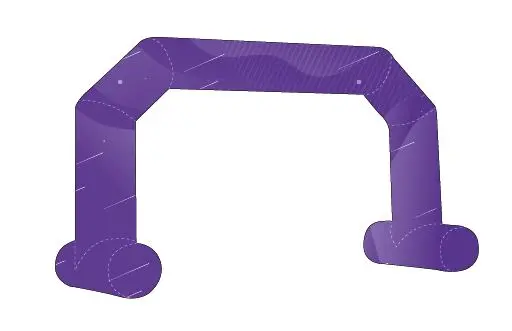 Arche Gonflable Polyester Ventilée Imprimée