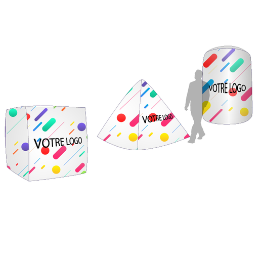 Bouée Nautique Gonflable Couleurs Cube