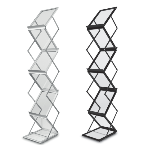 Porte brochures Alu