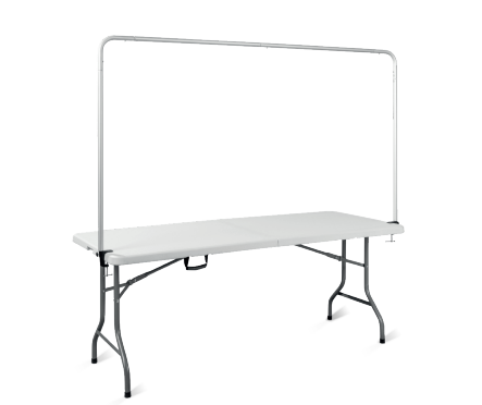 Structure Tubulaire d'Affichage Pour Table