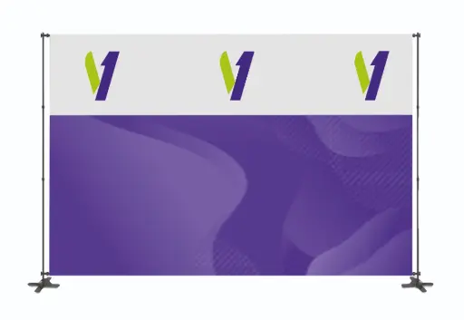 Photocall télescopique Imprimé